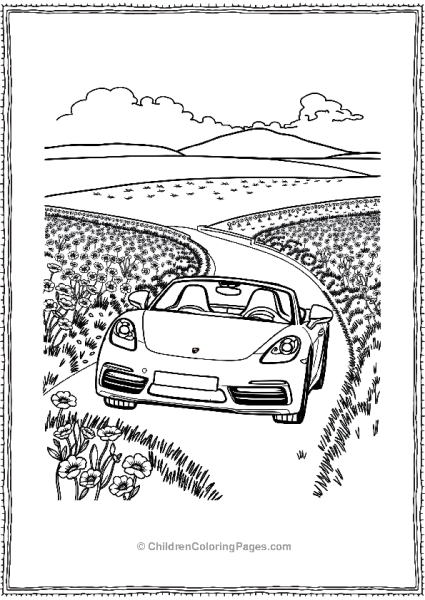 Porsche 718 Boxster Free PDF Printable