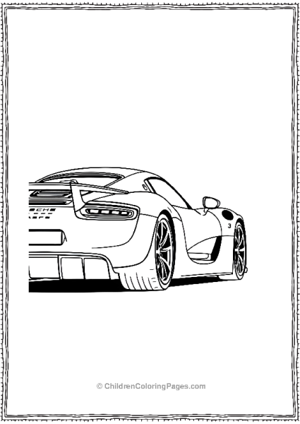 Porsche 918 Free PDF Printable