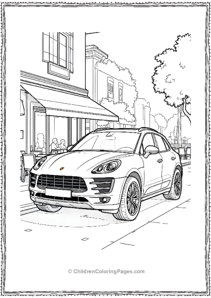 Porsche Macan Parked At A Bustling Outdoor Scaled Free PDF Printable