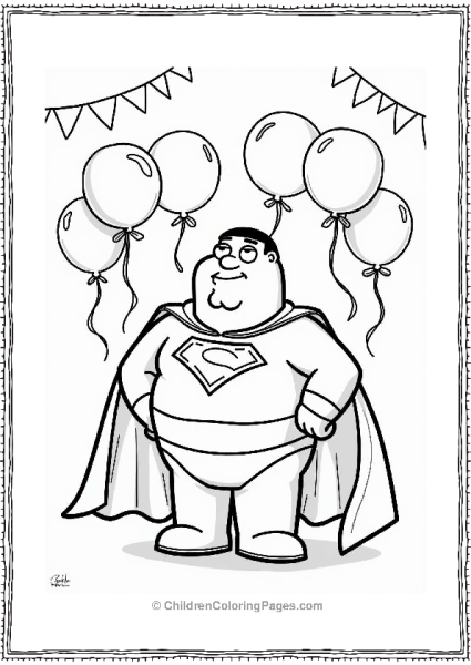 Quagmire At A Silly Costume Party Free PDF Printable