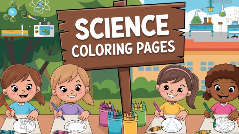 Science Coloring Pages