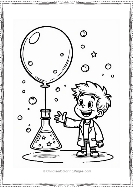 Science Experiment Balloon Inflation With Bubbles Free PDF Printable