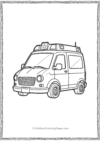 Self Driving Ambulance Free PDF Printable