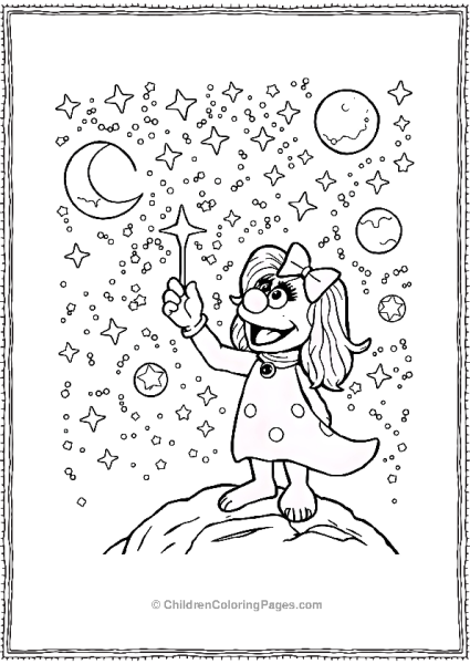 Sesame Street Abby Cadabby Creates Starry Night Magic Free PDF Printable