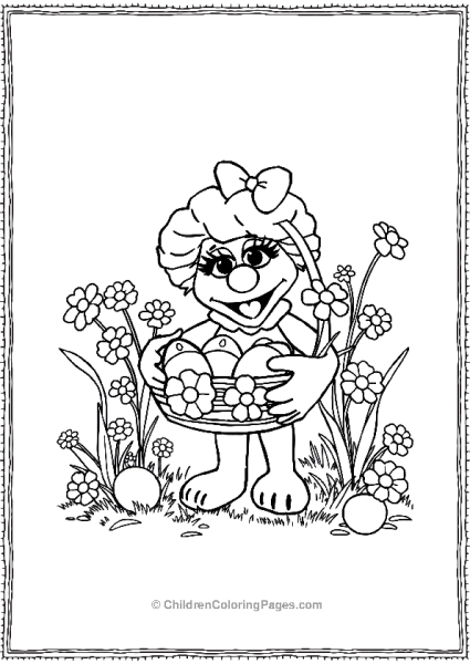 Sesame Street Abby Cadabby Easter Basket Free PDF Printable