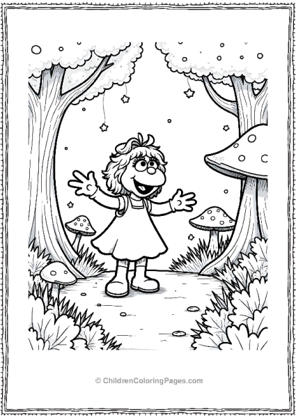 Sesame Street Abby In An Enchanted Forest Free PDF Printable