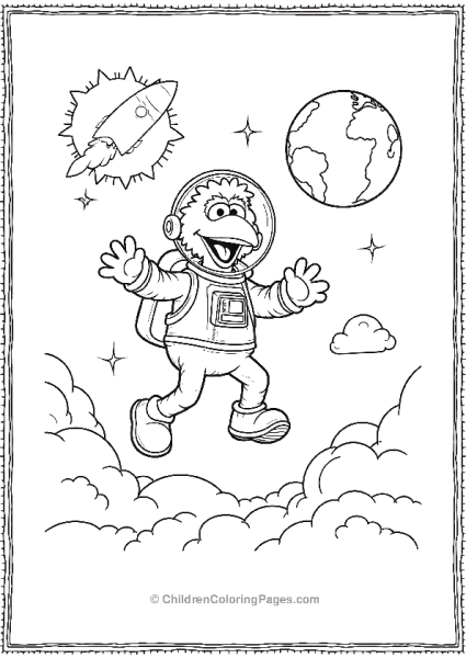 Sesame Street Big Bird Space Adventure Free PDF Printable