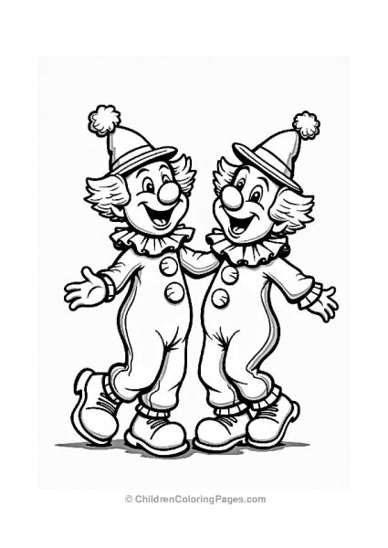 Silly Dance With Clowns Free PDF Printable