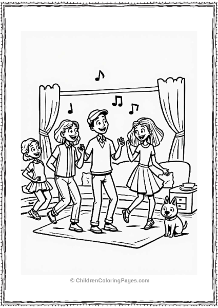 Silly Family Dance Party Free PDF Printable