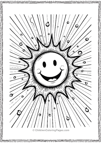 Smiley Face Explosion Free PDF Printable