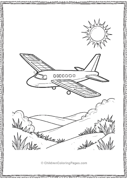 Solar Powered Airplane A Lightweight Aircraft Free PDF Printable