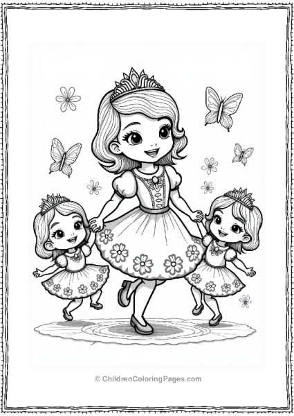 Sophia And Friends Dancing Free PDF Printable