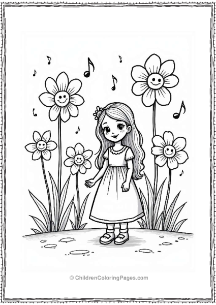 Sophia And The Singing Flowers Free PDF Printable