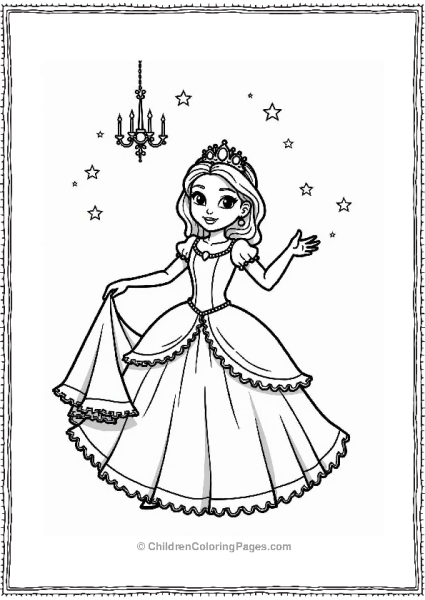 Sophia At The Royal Ball Free PDF Printable