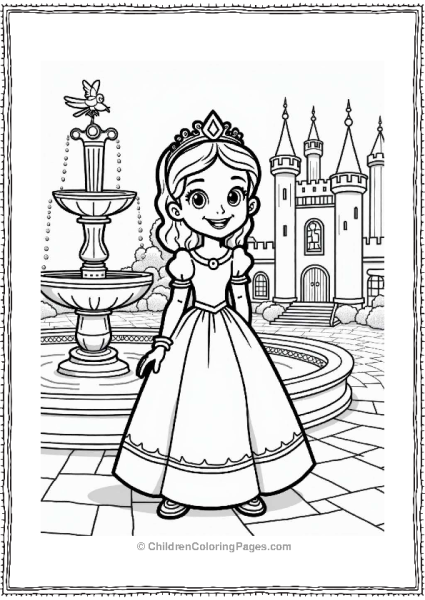 Sophia By The Fountain Free PDF Printable