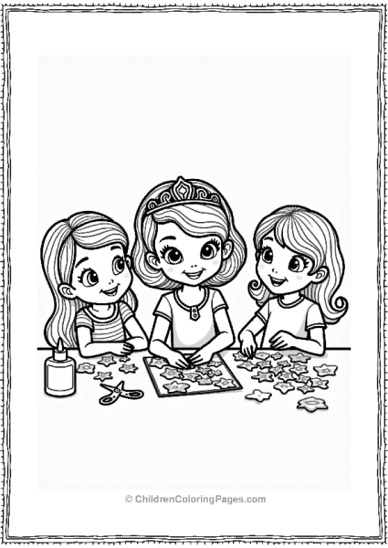 Sophia Crafting With Friends Free PDF Printable