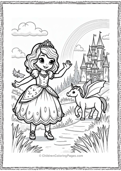 Sophia In A Fairy Tale Land Free PDF Printable