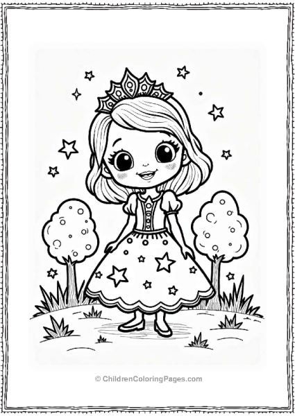 Sophia In A Magical Costume Free PDF Printable