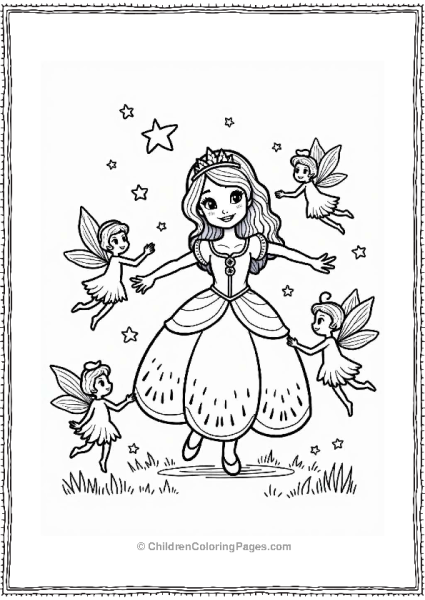 Sophia The First And The Dancing Fairies Free PDF Printable