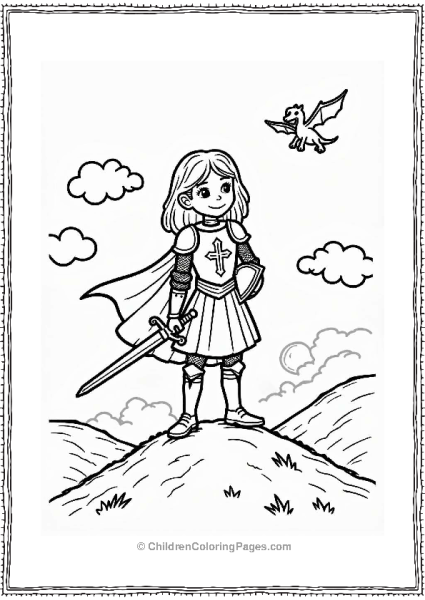 Sophia The First As A Brave Knight Free PDF Printable