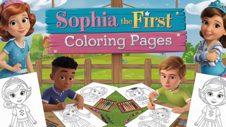 Sophia The First Coloring Pages