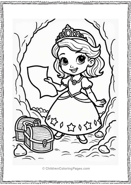 Sophia The First On A Treasure Hunt Free PDF Printable