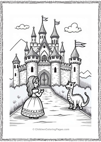 Sophia The First Visiting A Castle Free PDF Printable