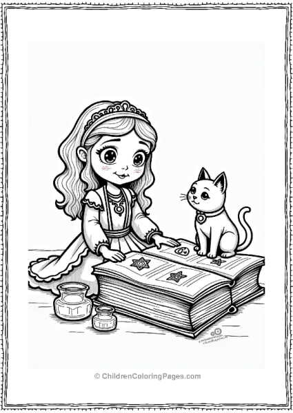 Sophia The First With A Spellbook Free PDF Printable