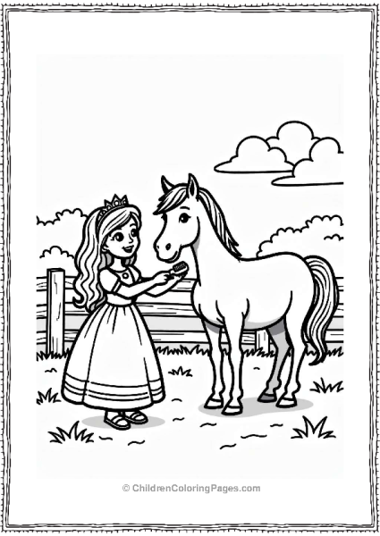 Sophia And The Gentle Horse Free PDF Printable