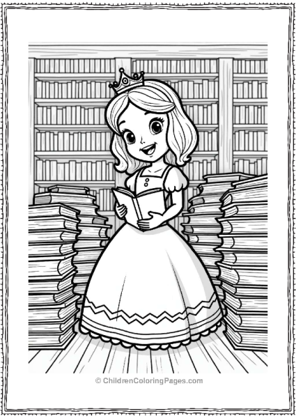 Sophia At The Royal Library Free PDF Printable