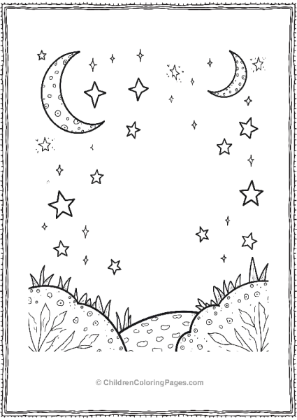 Starry Night Sky A Boho Night Free PDF Printable