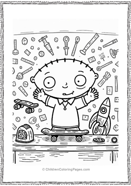 Stewie’s Invention Showcase Free PDF Printable