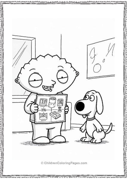 Stewie’s Master Plan In The Living Room Free PDF Printable