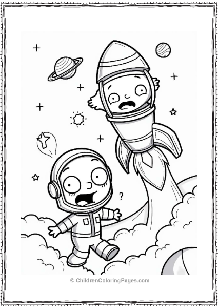 Stewie’s Rocket Adventure With Brian Free PDF Printable