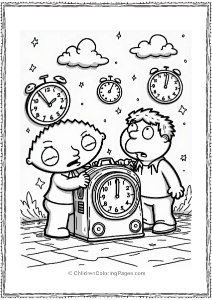 Stewie’s Time Machine Adventure Free PDF Printable