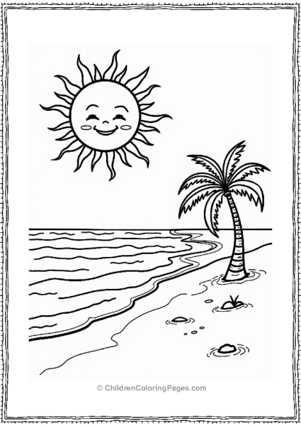 Sunny Day At The Beach Free PDF Printable