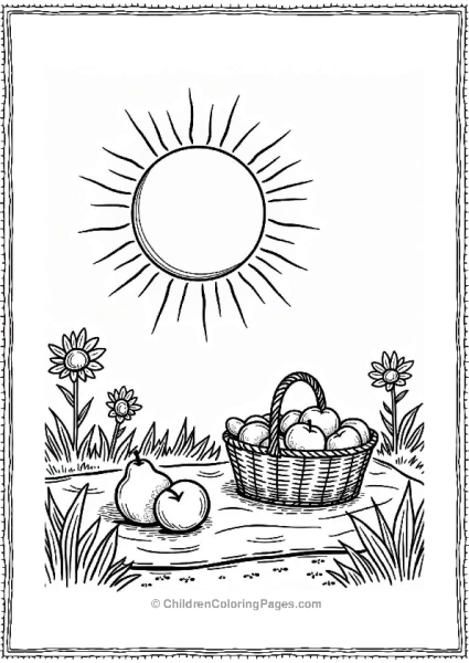 Sunny Picnic Under The Sun Free PDF Printable