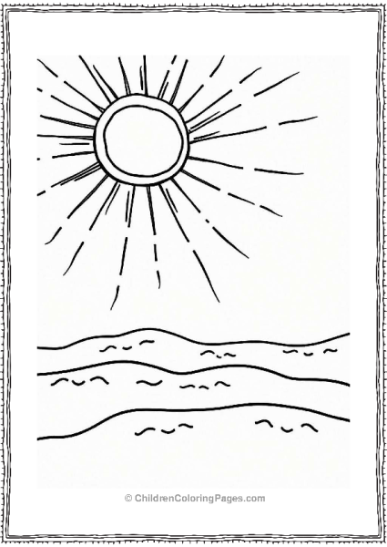 Sunshine On Sand Free PDF Printable