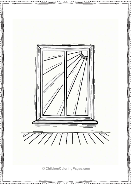 Sunshine Through A Window Free PDF Printable