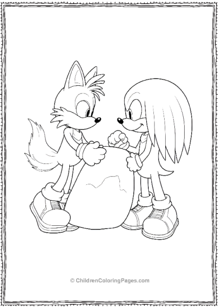 Tails And Knuckles Examining A Mysterious Object Free PDF Printable