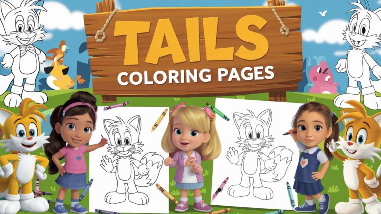 Tails Coloring Pages