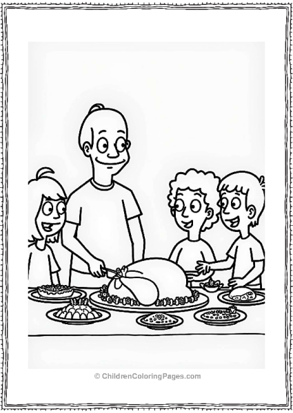 Thanksgiving Feast At The Belcher’s Free PDF Printable