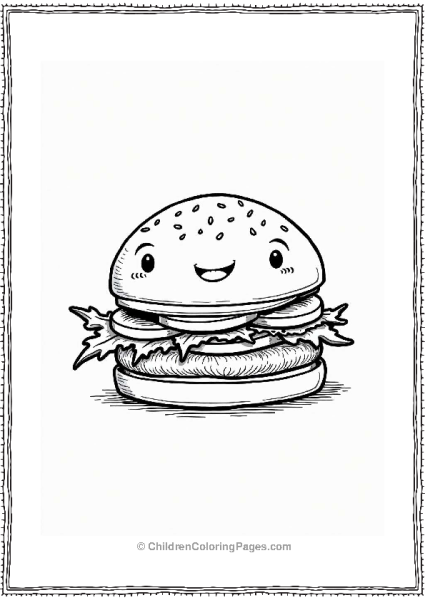 The Beets Burger Coloring Page Free PDF Printable