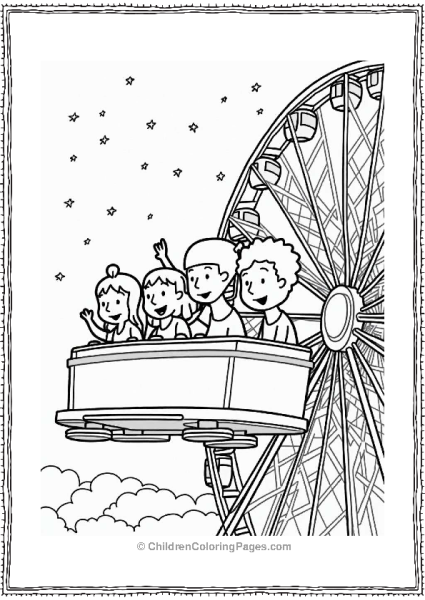 The Belchers On A Ferris Wheel Free PDF Printable