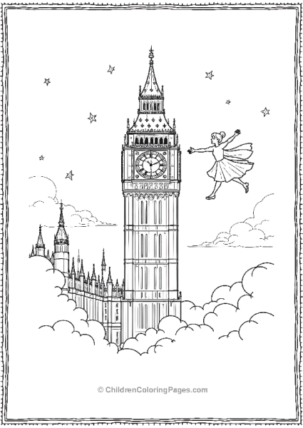 The Iconic Big Ben Clock Tower In London Free PDF Printable