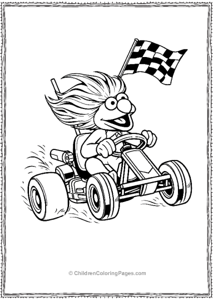 The Muppets Animal Go Kart Racing Free PDF Printable