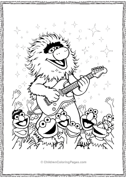 The Muppets Animal Rock Concert Free PDF Printable