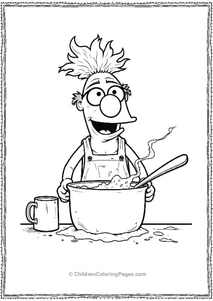 The Muppets Beaker Cooking Messily Free PDF Printable