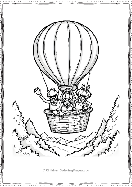 The Muppets Hot Air Balloon Adventure Free PDF Printable