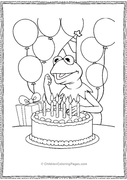 The Muppets Kermit The Frog Birthday Celebration Free PDF Printable